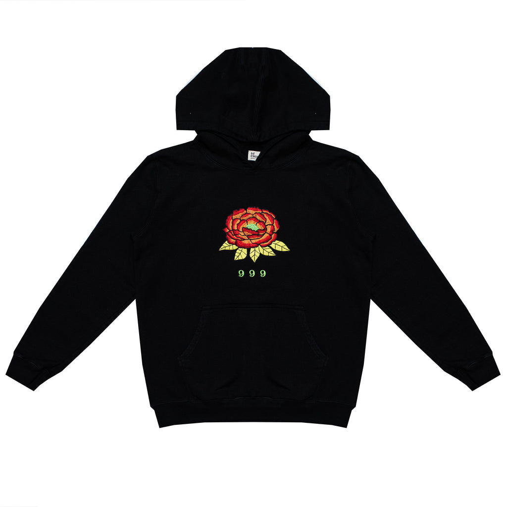 999 EMBROIDERED HOODY (BLACK)